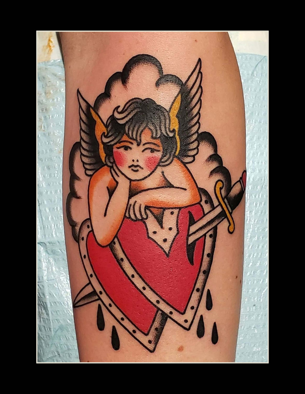 Top more than 74 traditional angel tattoo in.eteachers